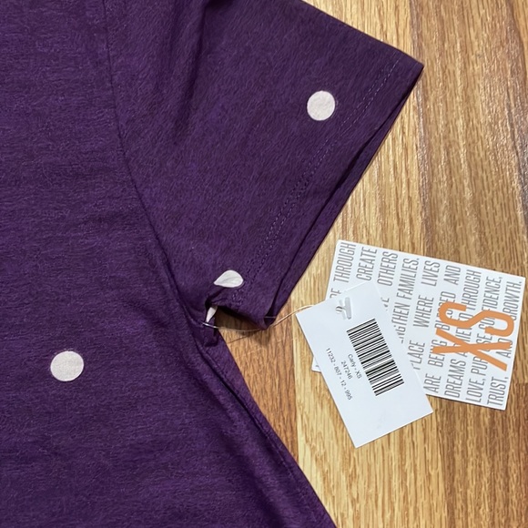 NWT Purple Polka Dot Carly Dress, XS but fits more like XXS - Picture 2 of 5